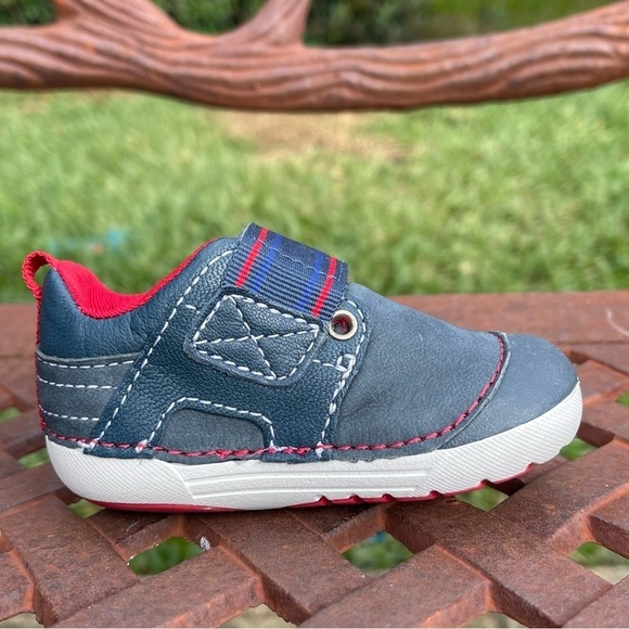 STRIDE Rite Soft Motion Cameron Sneakers In Navy Size 3W - Picture 5 of 12